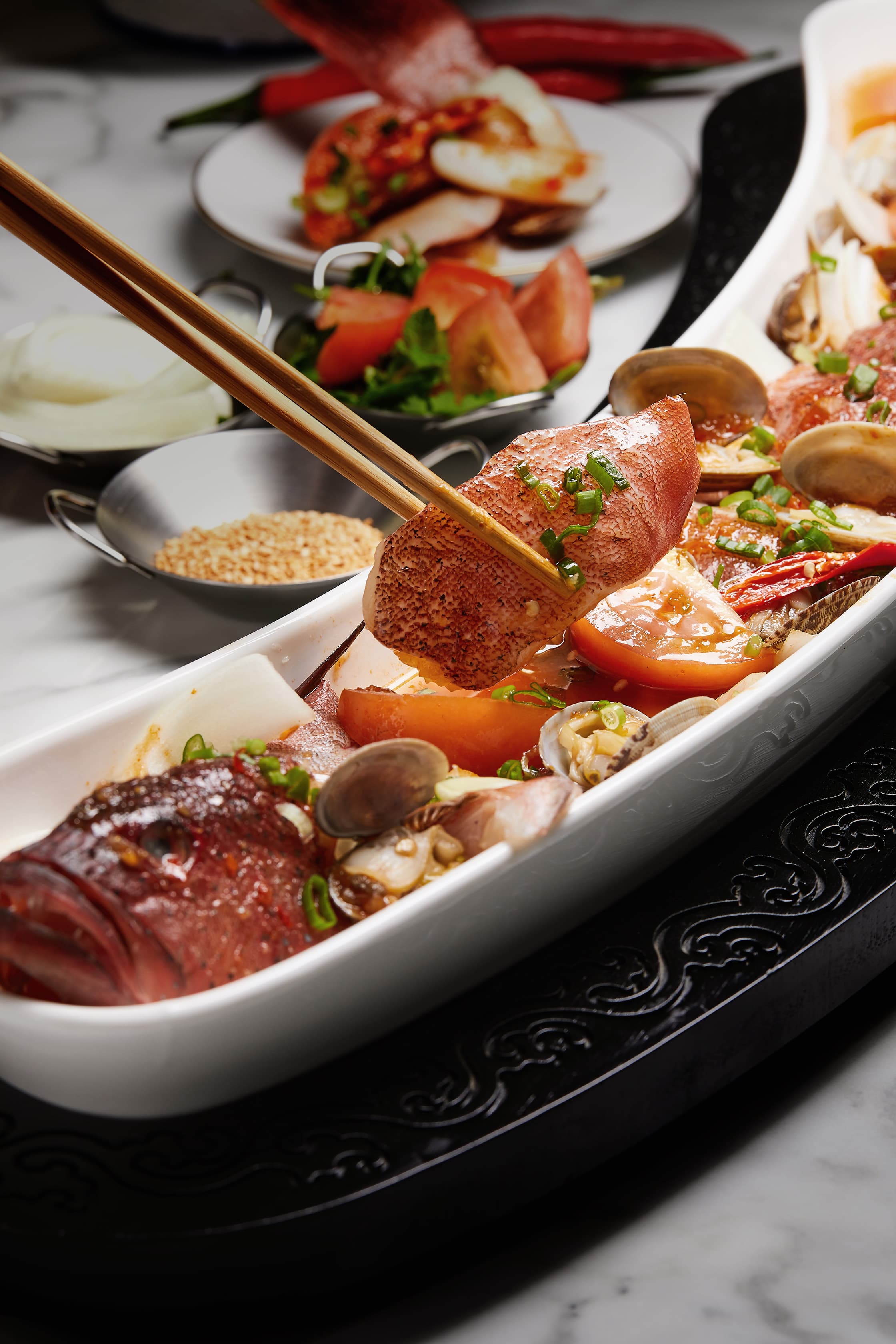 Steamed Seafood Platter